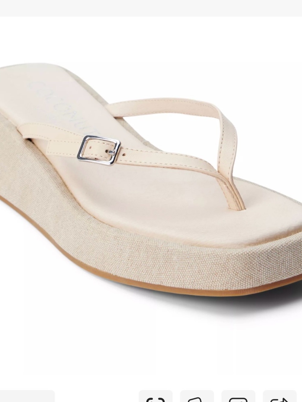 Matisse by Coconuts Owen platform thong